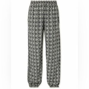 Marine Serre Zephyr Diamond-pattern Moon Pants sz Large